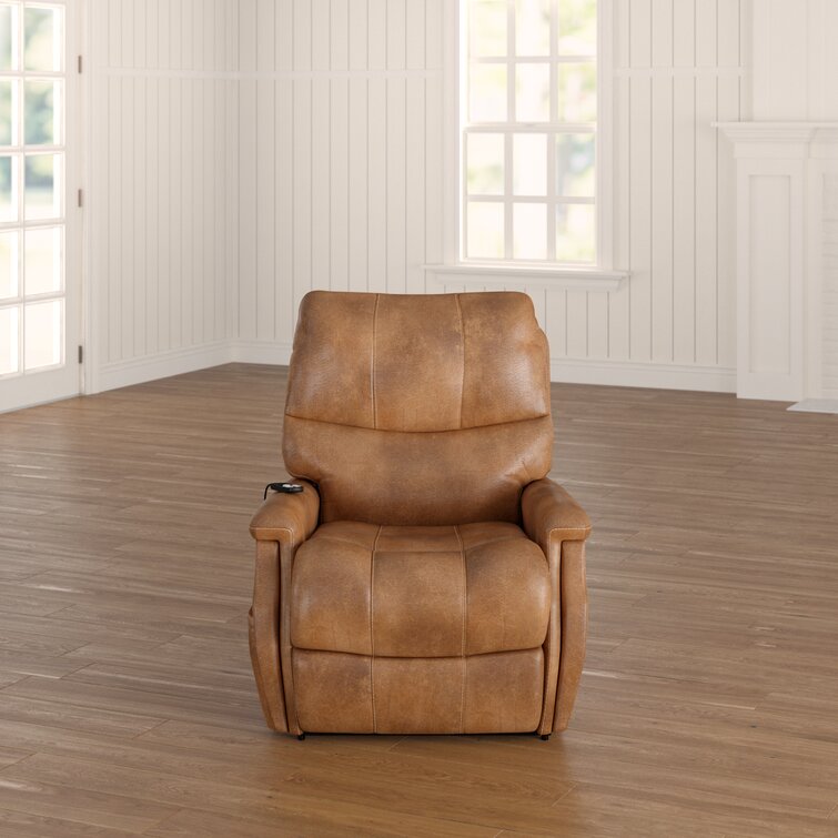 Flanigan Faux Leather Lift Assist Power Recliner